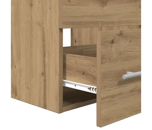 Vannas Istabas Mēbeļu Komplekts 2 Pcs Amatnieku Ozola Vidaxl