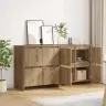 Šoninės Lentynos 2 Pcs Artisano Ąžuolo 70 X 41 X 75 Cm Šoninės Lentynos 2 Pcs Artisano Ąžuolo 70 X 41 X 75 Cm