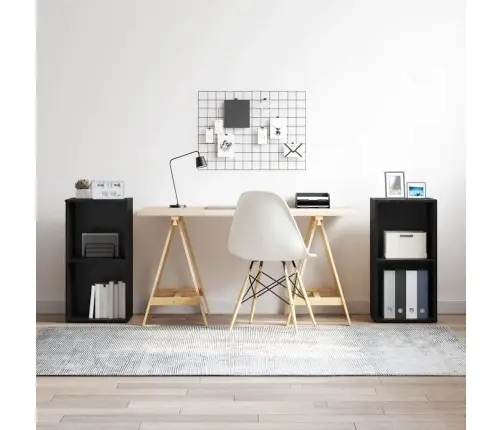 Tv Skapīšu Komplekts 2 Pcs Melns Ozolkoks 37 X 35 X 107 Cm Vidaxl Tv Skapīšu Komplekts 2 Pcs Melns Ozolkoks 37 X 35 X 107 Cm Vidaxl