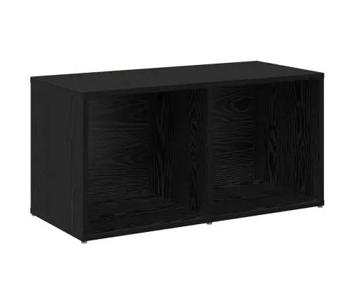 Tv Skapīšu Komplekts 2 Pcs Melns Ozolkoks 37 X 35 X 107 Cm Vidaxl Tv Skapīšu Komplekts 2 Pcs Melns Ozolkoks 37 X 35 X 107 Cm Vidaxl