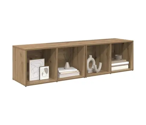 Tv Skapīšu Komplekts 2 Pcs Artisānā Ozols 37 X 35 X 107 Cm Vidaxl