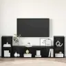 Tv Skapīšu Komplekts 4 Pcs Melni Ozoli 72 X 35 X 36.5 Cm Vidaxl
