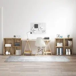 Tv Skapīšu Komplekts 4 Pcs Amatnieku Ozola 37 X 35 X 72 Cm Vidaxl