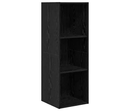 Sienas Tv Skapis 4 Pcs Melns Ozols 37 X 37 X 107.5 Cm Vidaxl Sienas Tv Skapis 4 Pcs Melns Ozols 37 X 37 X 107.5 Cm Vidaxl