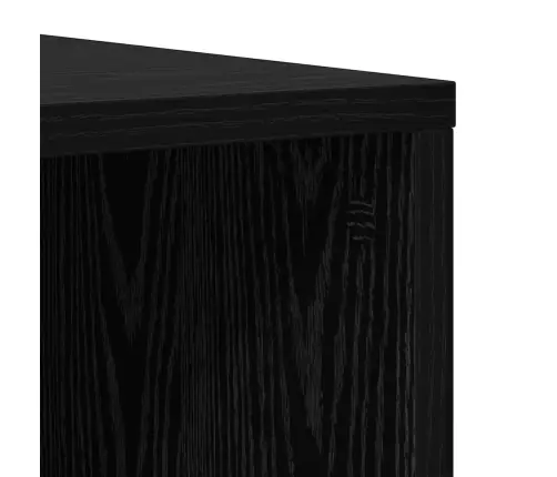 Tv Skapīšu Komplekts 2 Pcs Melni Ozoli 107 X 35 X 37 Cm Vidaxl