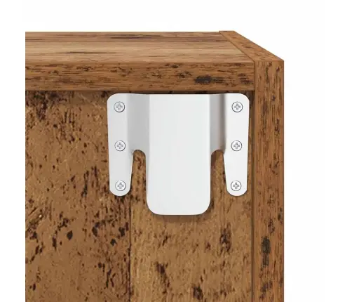 Sieninis Televizoriaus Stovas 2 Pcs Senas Medis 37 X 37 X 72 Cm