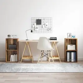 Tv Spintelių Komplektas 2 Pcs Sena Mediena 72 X 35 X 36.5 Cm