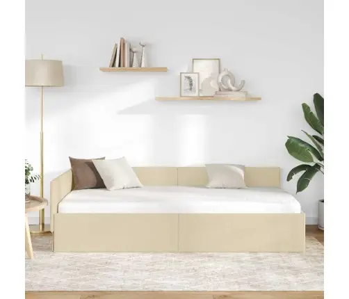 Nurgavoodi Raam Peaga Cream 100 Cm X 200 Cm Samet