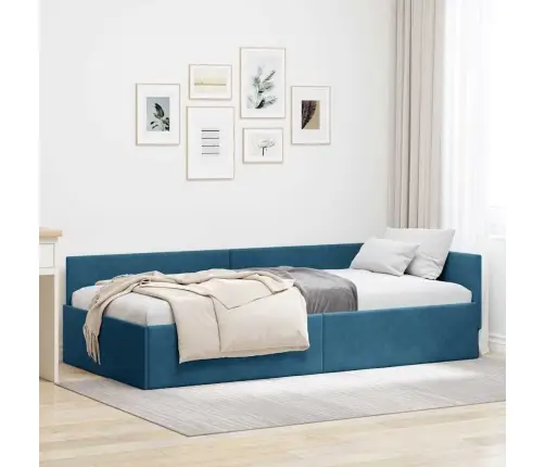 Nurgavoodi Raam Peaga Sinine 90 Cm X 190 Cm Sametjapuit