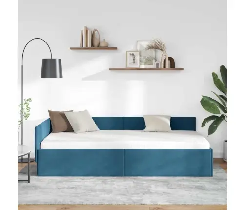 Nurgavoodi Raam Peaga Sinine 90 Cm X 190 Cm Sametjapuit