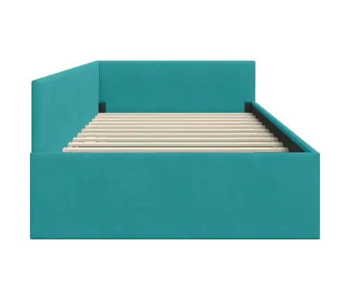 Nurgavoodi Raam Türkiis 90 Cm X 200 Cm Polüester Ja Vineer