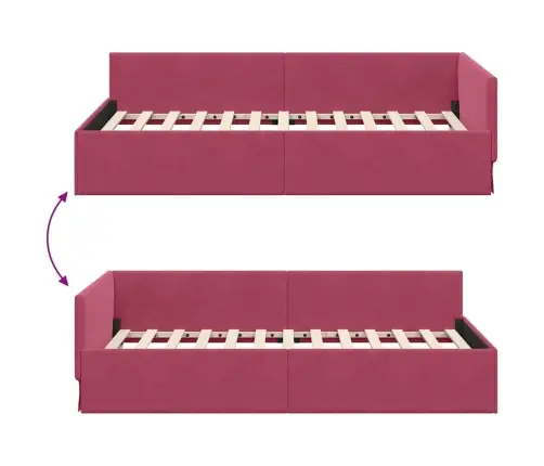 Nurgavoodi Raam Peaga Veinpunane 100 Cm X 200 Cm Samet