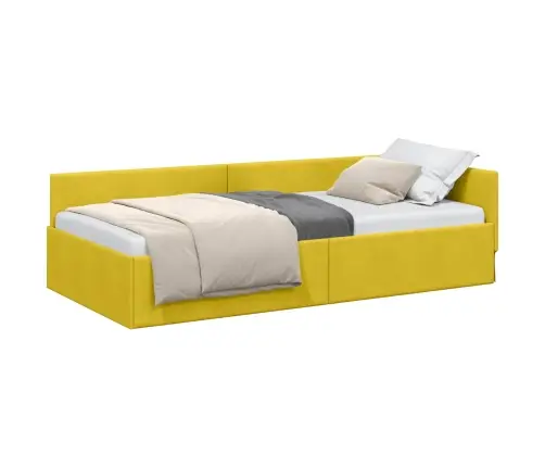 Nurgavoodi Raam Peaga Kollane 100 Cm X 200 Cm Sametjapuit