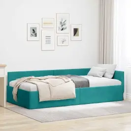 Nurgavoodi Raam Peaga Türkiis 100 Cm X 200 Cm Samet