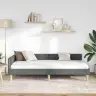 Stūra Gultas Rāmis Cits Tumši Pelēka 80 X 200 Cm Vidaxl