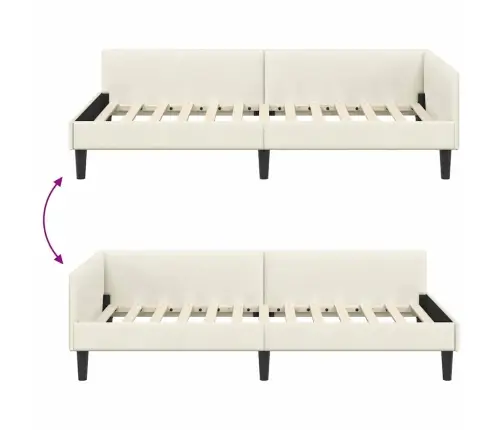 Nurgavoodi Raam Peaga Cream 90 Cm X 190 Cm Sametjapuit