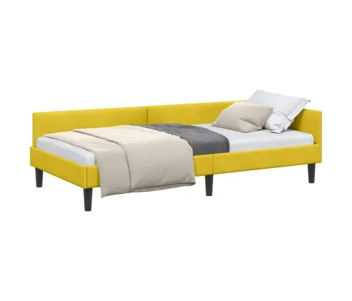 Nurgavoodi Raam Peaga Kollane 90 Cm X 200 Cm Sametjapuit