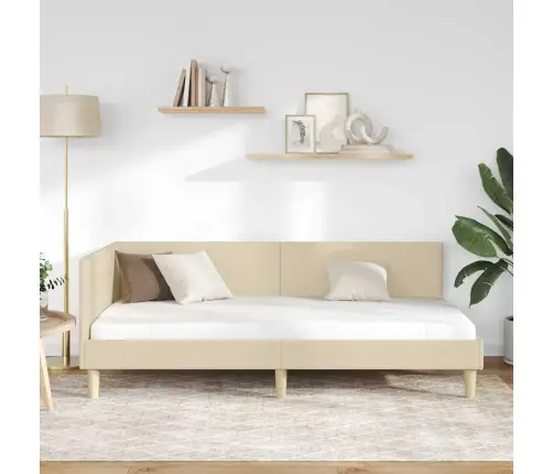 Nurgavoodi Raam Peaga Cream 80 Cm X 200 Cm Kangas Ja Vineer