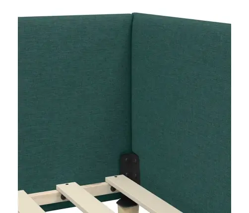 Nurgavoodi Raam Peaga Tume Rohelise 90 Cm X 190 Cm Samet