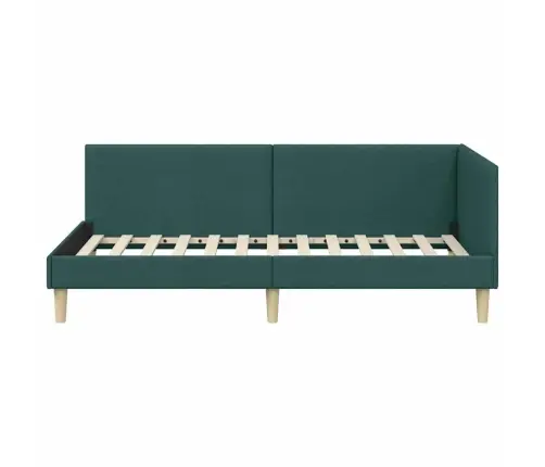 Nurgavoodi Raam Peaga Tume Rohelise 90 Cm X 190 Cm Samet