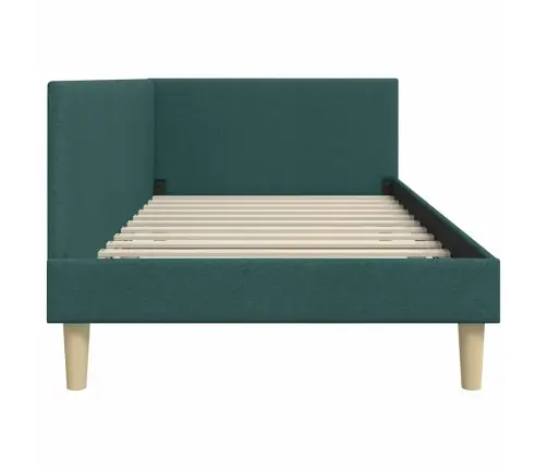 Nurgavoodi Raam Peaga Tume Rohelise 90 Cm X 190 Cm Samet