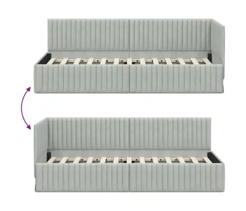 Nurgavoodi Raam Peaga Helehall 80 Cm X 200 Cm Samet