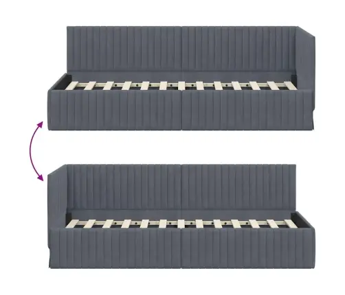 Nurgavoodi Raam Peaga Tumehall 80 Cm X 200 Cm Samet