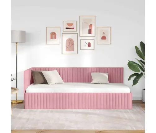 Nurgavoodi Raam Peaga Roosa 80 Cm X 200 Cm Samet