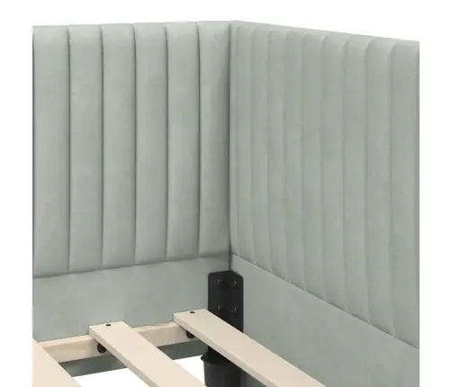 Nurgavoodi Raam Peaga Helehall 90 Cm X 200 Cm Samet