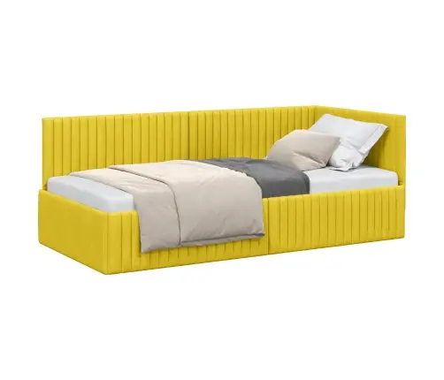 Nurgavoodi Raam Peaga Kollane 90 Cm X 200 Cm Samet