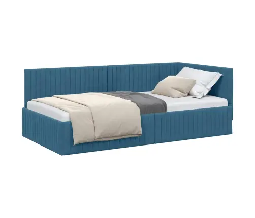 Nurgavoodi Raam Peaga Sinine 100 Cm X 200 Cm Samet