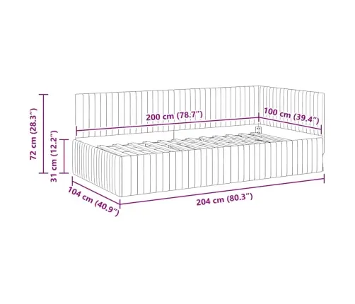 Nurgavoodi Raam Peaga Sinine 100 Cm X 200 Cm Samet