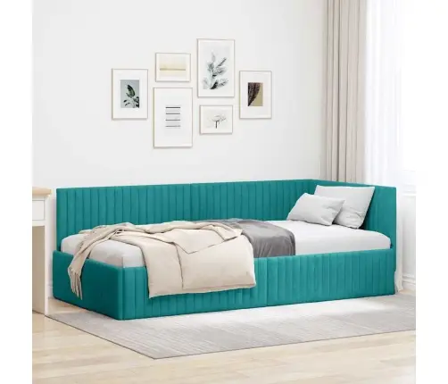 Kampinė Lovos Konstrukcija Turkio 100 Cm X 200 Cm Aksomas