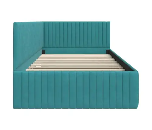 Kampinė Lovos Konstrukcija Turkio 100 Cm X 200 Cm Aksomas