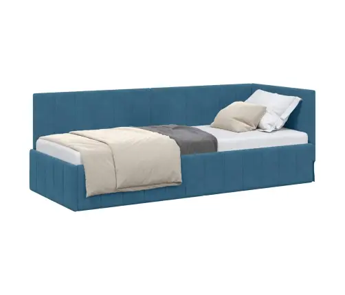 Nurgavoodi Raam Peaga Sinine 80 Cm X 200 Cm Samet