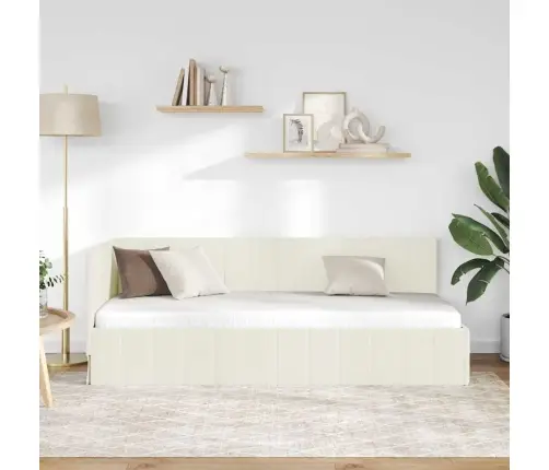 Nurgavoodi Raam Peaga Cream 80 Cm X 200 Cm Samet