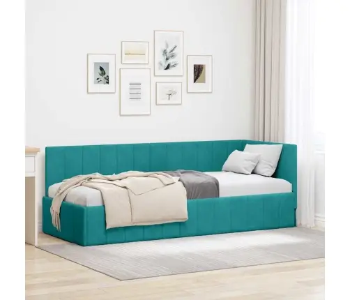 Kampinė Lovos Konstrukcija Turkio 80 Cm X 200 Cm Aksomas