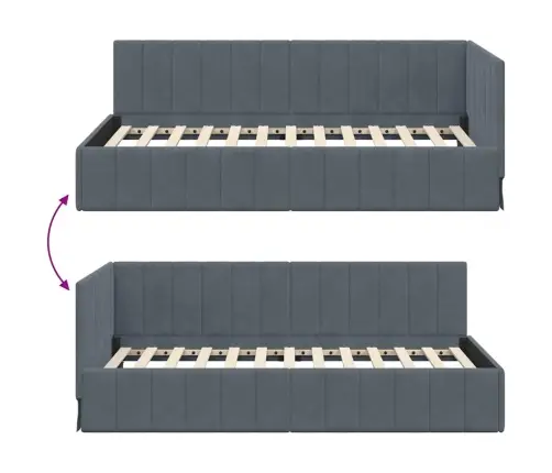 Nurgavoodi Raam Peaga Tumehall 90 Cm X 190 Cm Samet