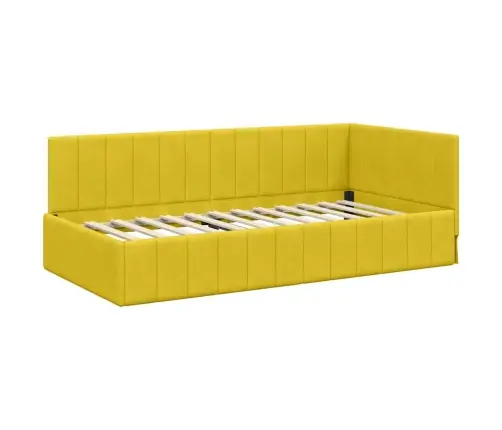 Nurgavoodi Raam Peaga Kollane 90 Cm X 190 Cm Samet