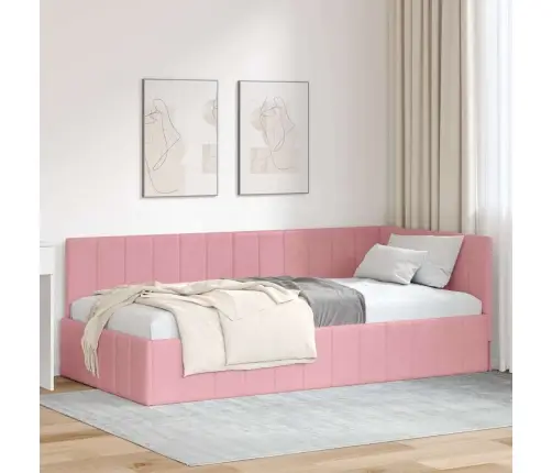 Nurgavoodi Raam Peaga Roosa 90 Cm X 200 Cm Samet