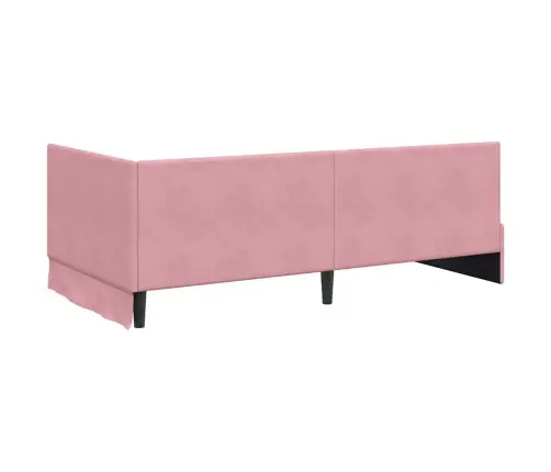 Nurgavoodi Raam Peaga Roosa 90 Cm X 200 Cm Samet