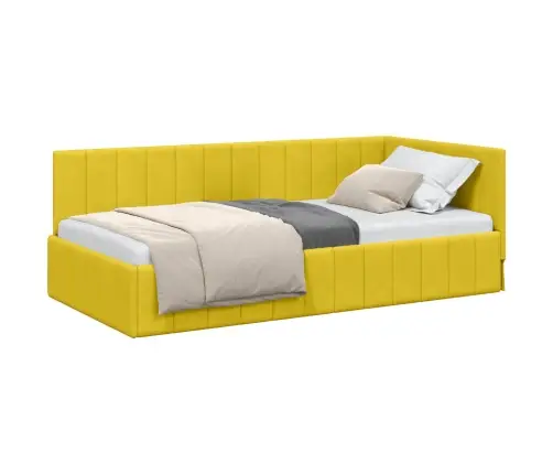 Nurgavoodi Raam Peaga Kollane 90 Cm X 200 Cm Samet