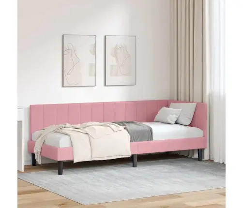 Nurgavoodi Raam Peaga Roosa 80 Cm X 200 Cm Samet