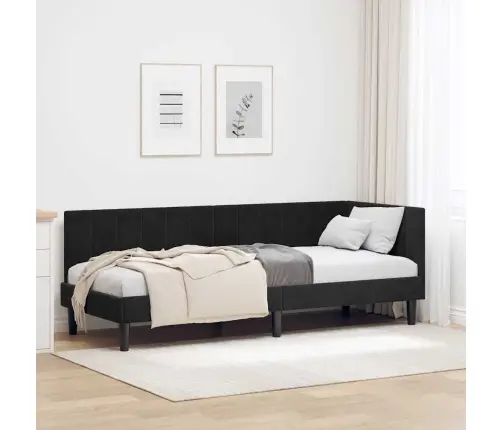 Nurgavoodi Raam Peaga Must 80 Cm X 200 Cm Samet