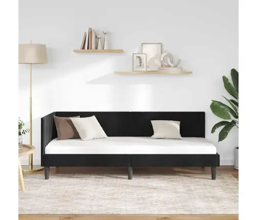 Nurgavoodi Raam Peaga Must 80 Cm X 200 Cm Samet