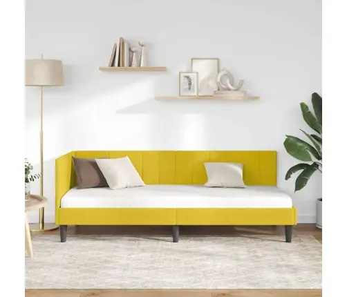 Nurgavoodi Raam Peaga Kollane 80 Cm X 200 Cm Samet