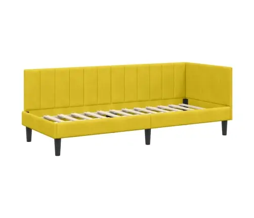 Nurgavoodi Raam Peaga Kollane 80 Cm X 200 Cm Samet