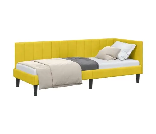 Nurgavoodi Raam Peaga Kollane 80 Cm X 200 Cm Samet