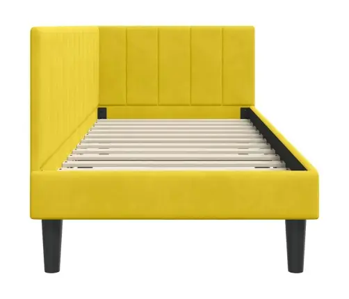 Nurgavoodi Raam Peaga Kollane 80 Cm X 200 Cm Samet