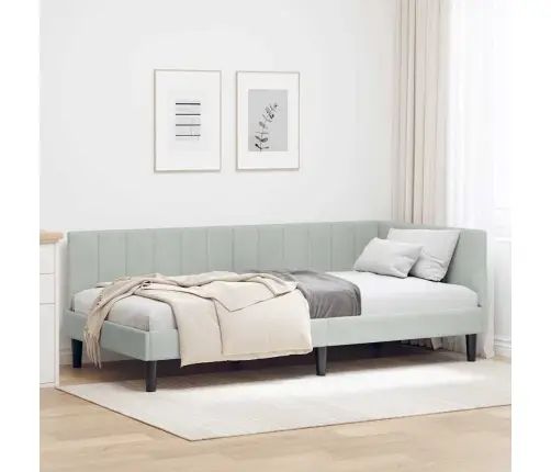 Nurgavoodi Raam Peaga Helehall 90 X 190 Cm Samet